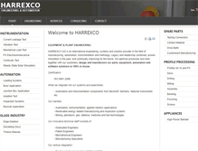 Tablet Screenshot of harrexco.com